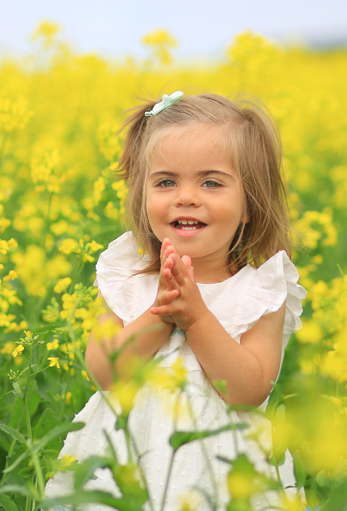  smiling toddler girl